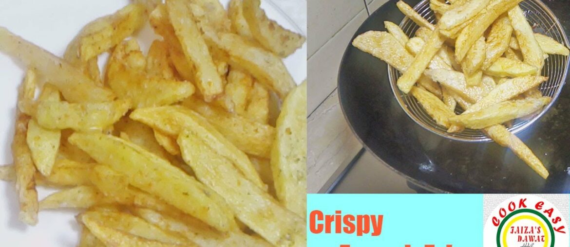 How to make French Fries|Crispy French Fries Recipe|Homemade Perfect Fries|Urdu|Hindi|Faiza's Dawat