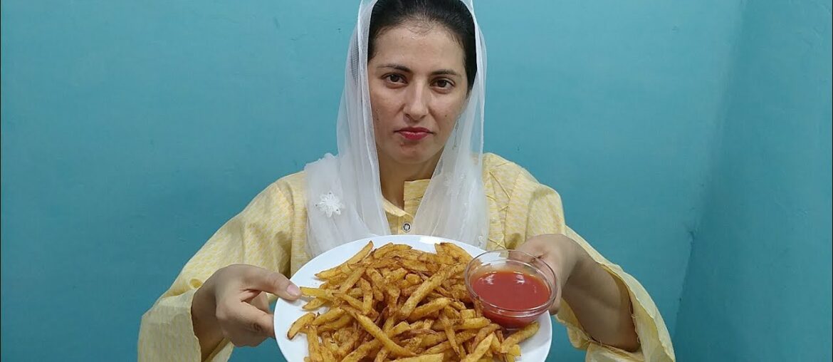 Crispy French Fries Recipe | Homemade Crispy French Fries Recipe in Urdu Hindi | Kitchen With Faria