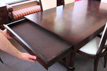 Antique French Art Deco Table & Chairs - Carrocel Restorations