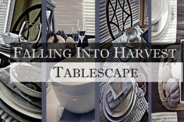 Falling into Harvest Tablescape - How to Create a Fall Farmhouse Coastal Tablescape