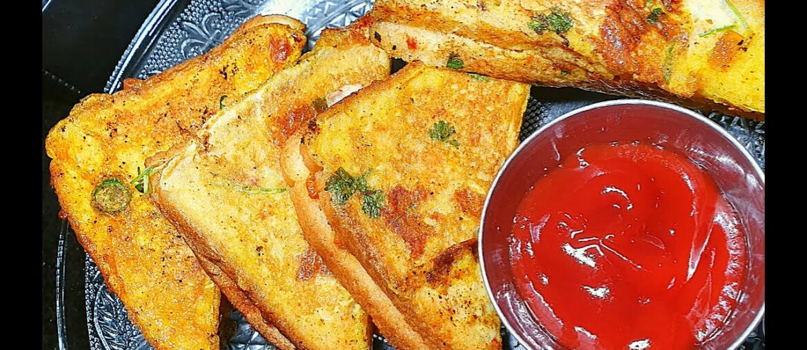 Indian Masala FrenchToast | Easy Cheese French Toast Breakfast | Indian Style French Toast Recipe