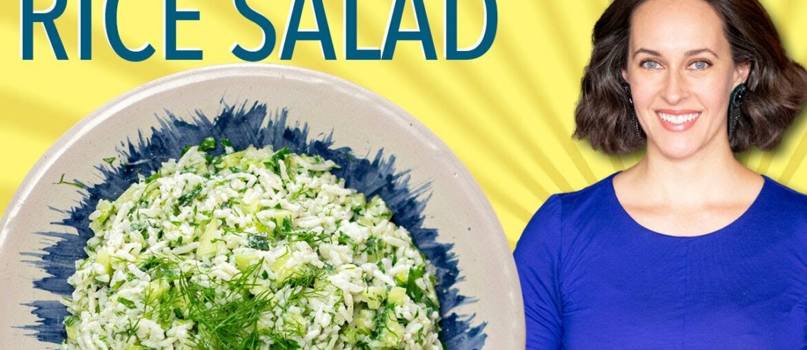 Cool Rice and Cucumber Salad with Yogurt – French-Style Rice Salad – How to Use Leftover Rice Cool Rice and Cucumber Salad with Yogurt - French-Style Rice Salad - How to Use Leftover Rice