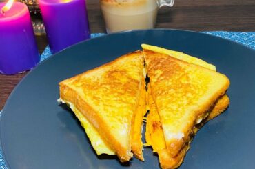 French Toast Omelette Sandwich | Egg Toast Recipe | Egg Sandwich Hack