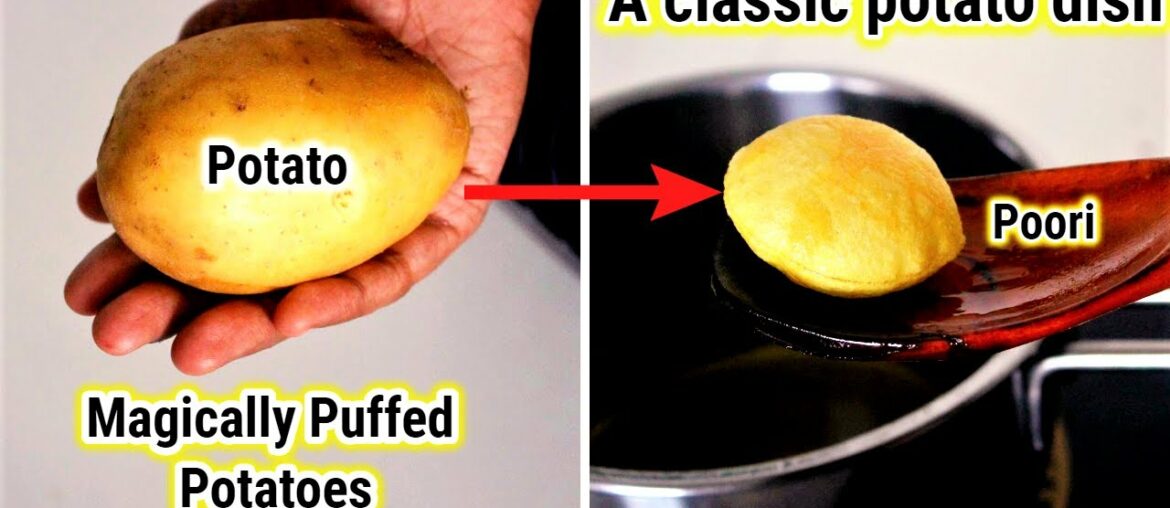 Magically Puffed Potatoes || Pomme Souffle || Potato recipes