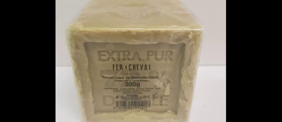 Home Review Natural Marseille Soap Verte Olive Oil Traditional French Recipe Cube 300g