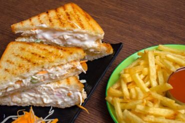 Sandwich & French Fries Recipe