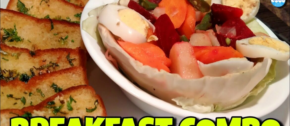 HEALTHY BREAKFAST IDEAS | FRENCH | SALAD | GARLIC BREAD | GARLIC BREAD RECIPE | EASY GARLIC BREAD