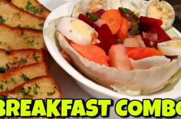 HEALTHY BREAKFAST IDEAS | FRENCH | SALAD | GARLIC BREAD | GARLIC BREAD RECIPE | EASY GARLIC BREAD