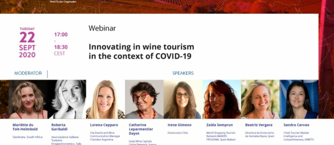 UNWTO-OIV webinar on “Innovating in wine tourism in the context of COVID-19"