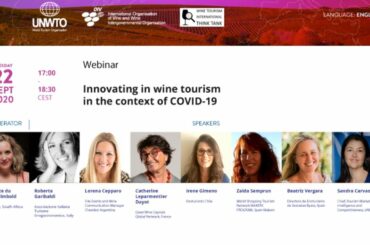 UNWTO-OIV webinar on “Innovating in wine tourism in the context of COVID-19"