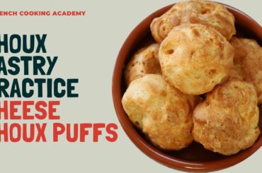 Easy cheese choux puff recipe (Gougères) | 3 simple steps to get it right