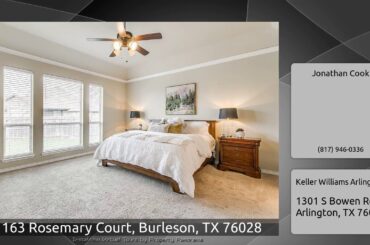 1163 Rosemary Court, Burleson, TX 76028