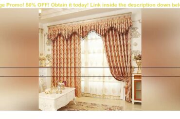 Buy now Bedroom Window Curtains for Living Dining Room High-grade Contracted Europe Type Shade vala