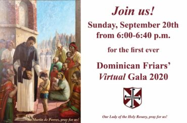 The Dominican Friars’ Virtual Gala 2020