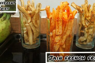 Jain French Fries || 3 Different French Fries Recipe || Spices of Spoon ||