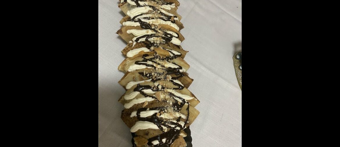 amazing french crepes recipe😍😍وصفة الكريب الفرنسي الرائع