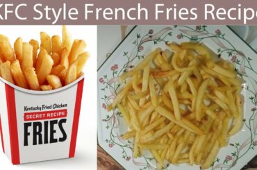French Fries Recipe By Tasty Dots With Maria || آلو کی چپس || Original KFC And McDonald's Style ||