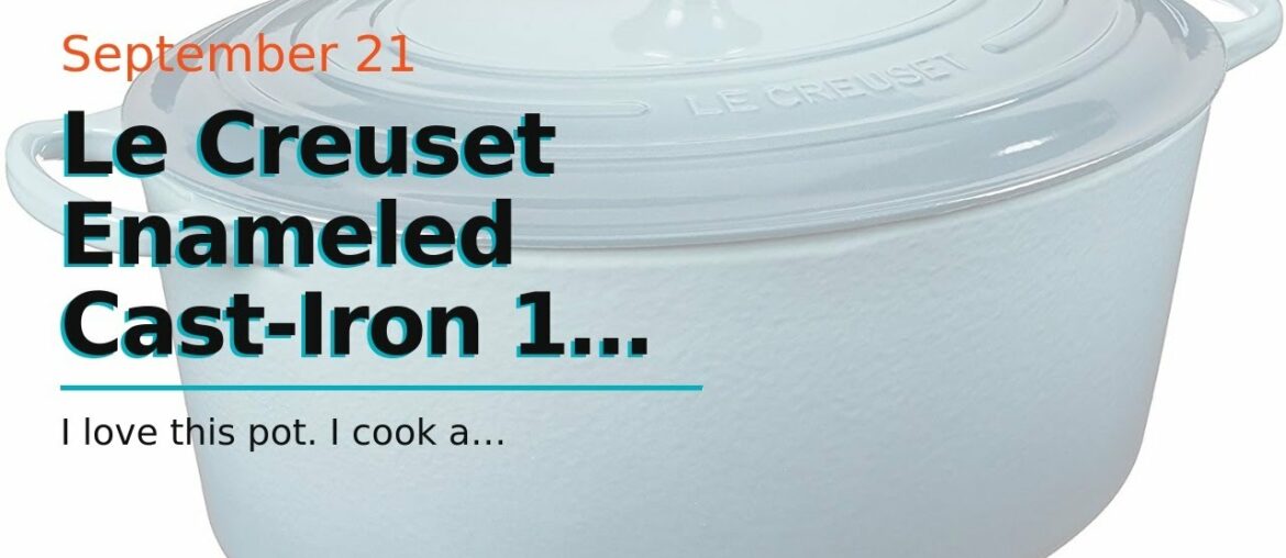 Le Creuset Enameled Cast-Iron 15-1/2-Quart Oval French Oven, Cherry Le Creuset Enameled Cast-Iron 15-1/2-Quart Oval French Oven, Cherry