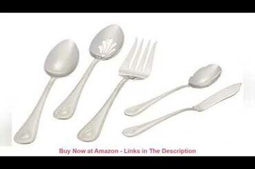 ☑️ Lenox French Perle 65-Piece Flatware Set 11.30 LB Metallic Glamorous