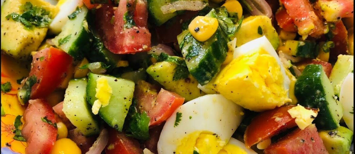 Avocado Salad Recipe by Desi French Kitchen