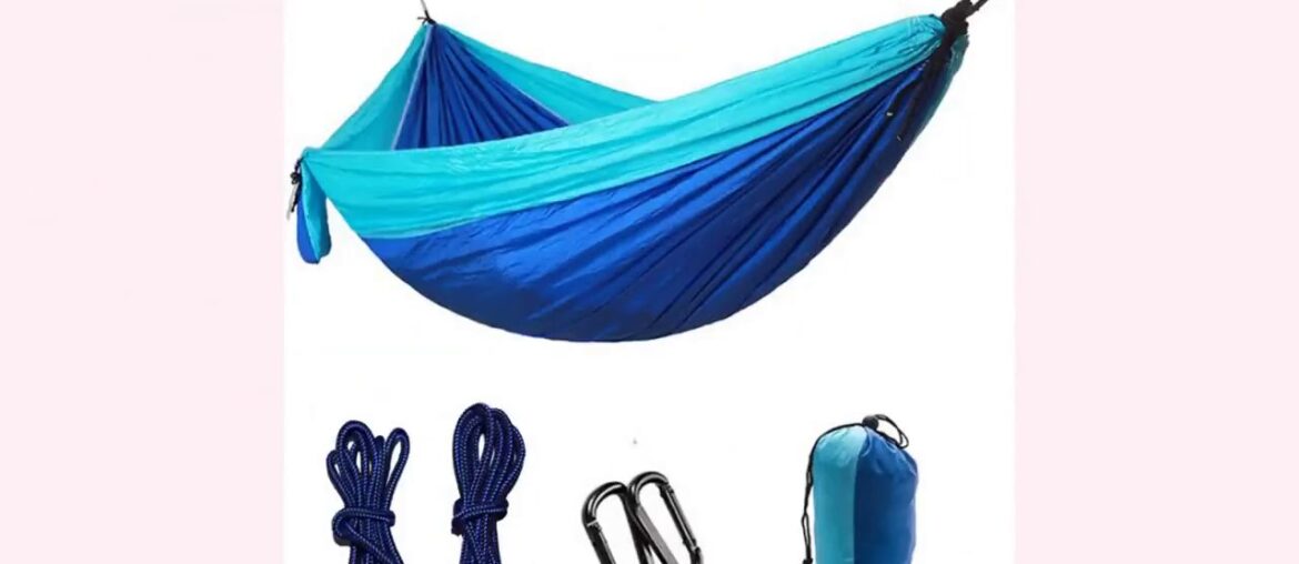 ✅Free Shipping Double Hammock Rollover Prevention Camping Canvas Fabric ✅Free Shipping Double Hammock Rollover Prevention Camping Canvas Fabric