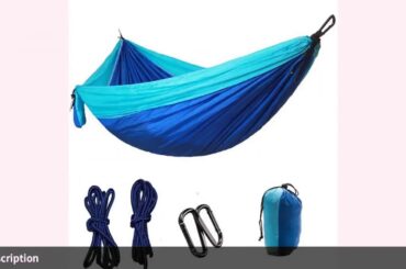 ✅Free Shipping Double Hammock Rollover Prevention Camping Canvas Fabric