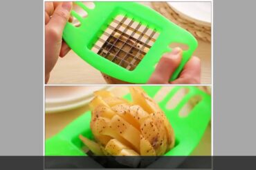 Practical  French Fries Potatoes Cutter Cut In Strips  Multi-function
