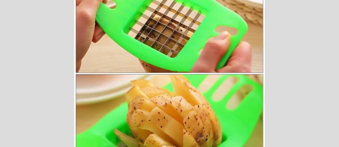 French Fry Cutter Vegetable Potato Slicer Cutter Chopper Chip Maker To