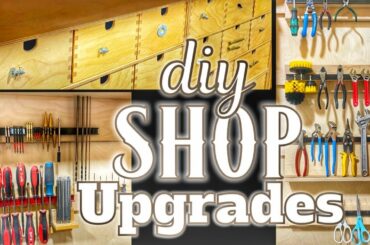 Shop Organization Upgrades | Storage and French Cleat Changes | A Glimpse Inside How To