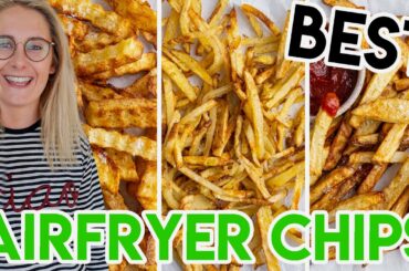 3 BEST Air Fryer Chips Recipes (Ninja Foodi XL) Chips, French Fries & Crinkle-cut