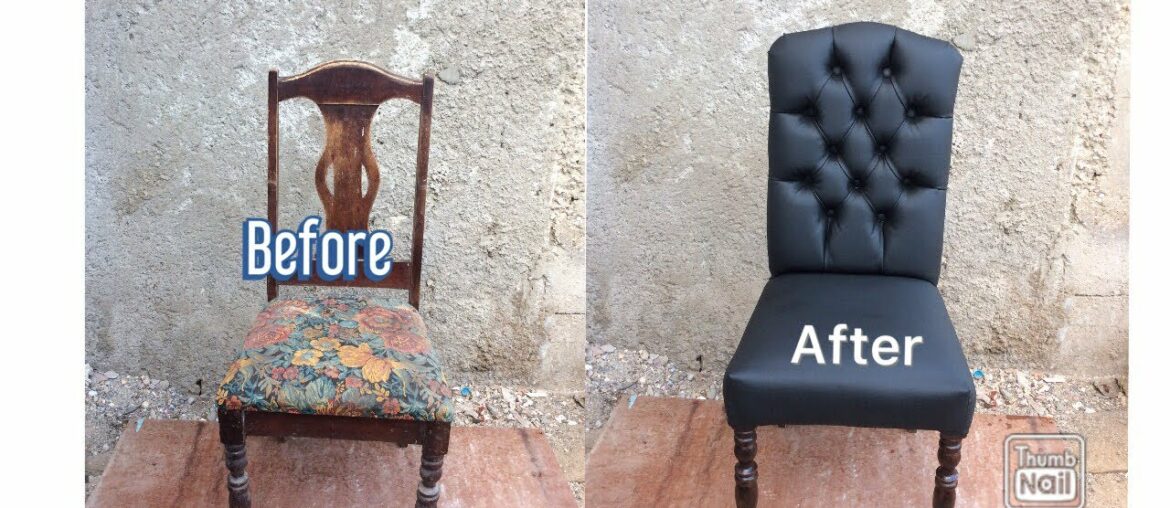 DIY:  Dining chair make over /JAMAICAN  STYLE