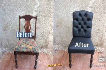 DIY:  Dining chair make over /JAMAICAN  STYLE