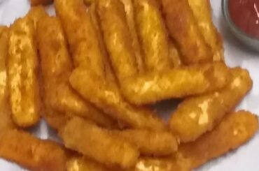 Paneer finger chips/ paneer french fries crispy delicious recipes