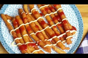 long french fry/How to make Crispy French Fry Recipe/Japanese Style Fries