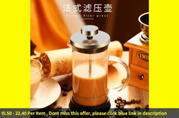 * French Press Hand Coffee Pot Household Coffee Machine Bubble Milk Fi