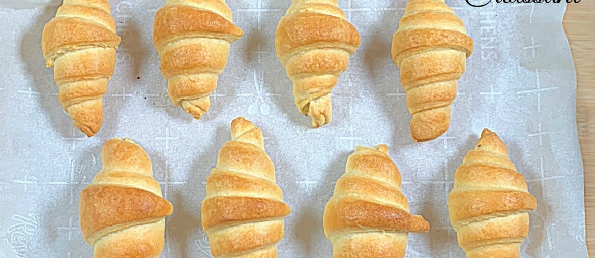 Easy butter Croissant Recipe | How to make Croissant French style.