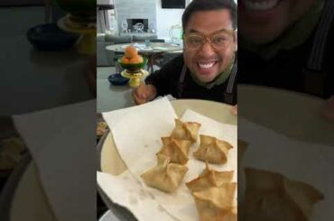 French Onion Dip And Onion Dip Wontons