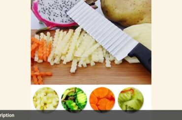1PC Potato French FryVegetable Cutter Knives Stainless Steel Kitchen T