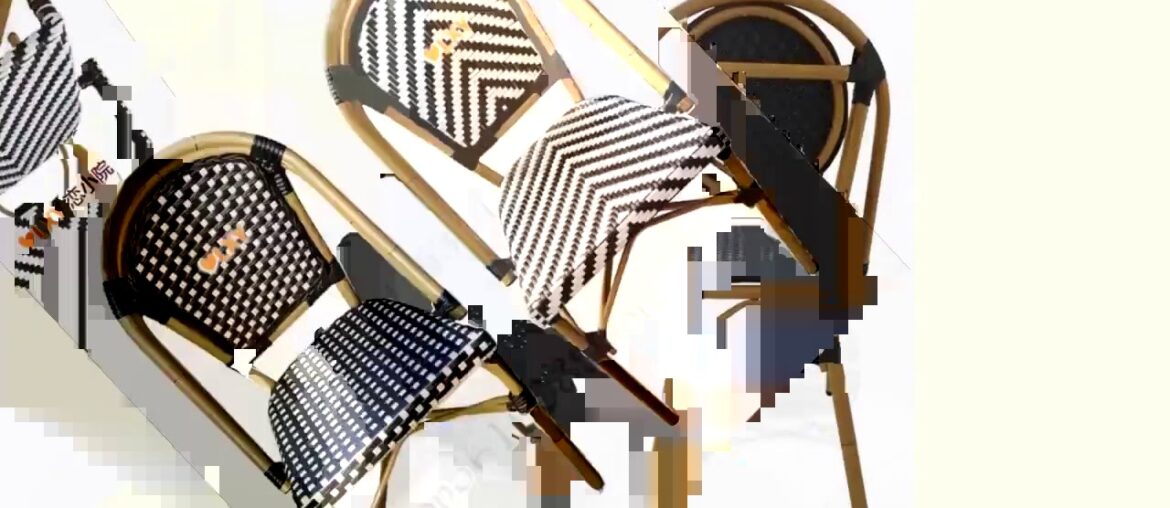 ☑French Dining Chair Rattan Chair Back Stool Balcony Outdoor Bamboo Cha ☑French Dining Chair Rattan Chair Back Stool Balcony Outdoor Bamboo Cha