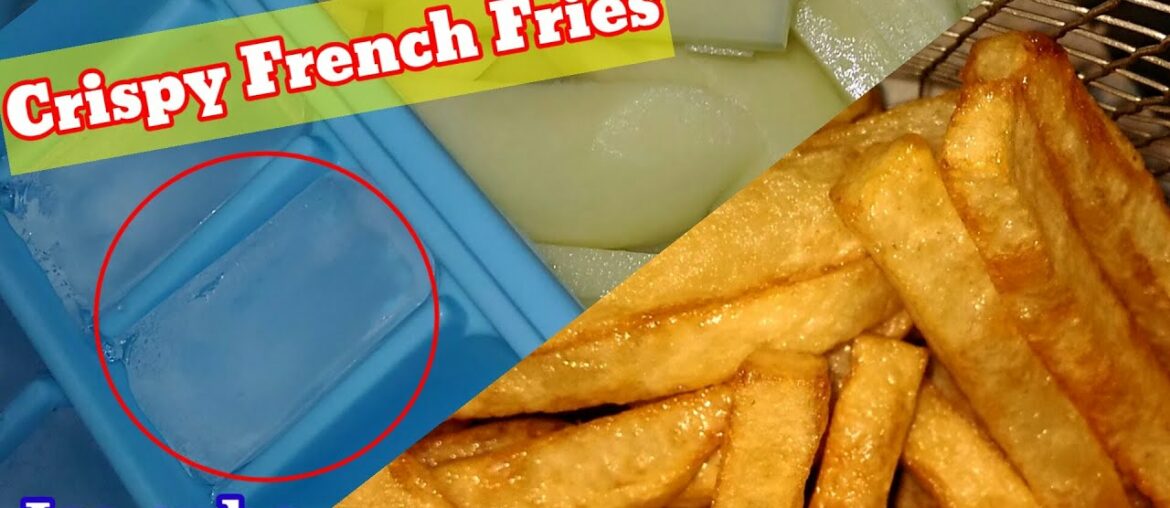 HOW TO MAKE CRISPY FRENCH FRIES / SECRET RECIPE REVEALED(How to cut Potato for PERFECT FRIES