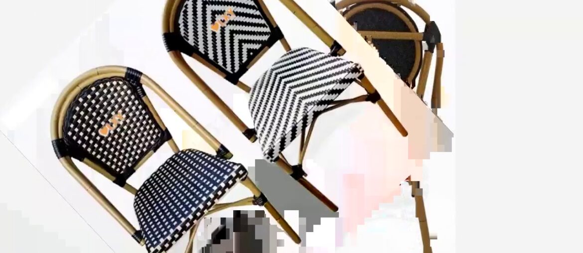 ✓5 French Dining Chair Rattan Chair Back Stool Balcony Outdoor Bamboo C ✓5 French Dining Chair Rattan Chair Back Stool Balcony Outdoor Bamboo C