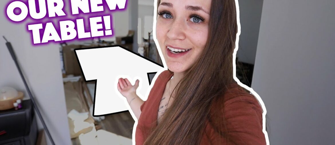 UNBOXING OUR OAK DINING ROOM TABLE FROM RESTORATION HARDWARE! UNBOXING OUR OAK DINING ROOM TABLE FROM RESTORATION HARDWARE!