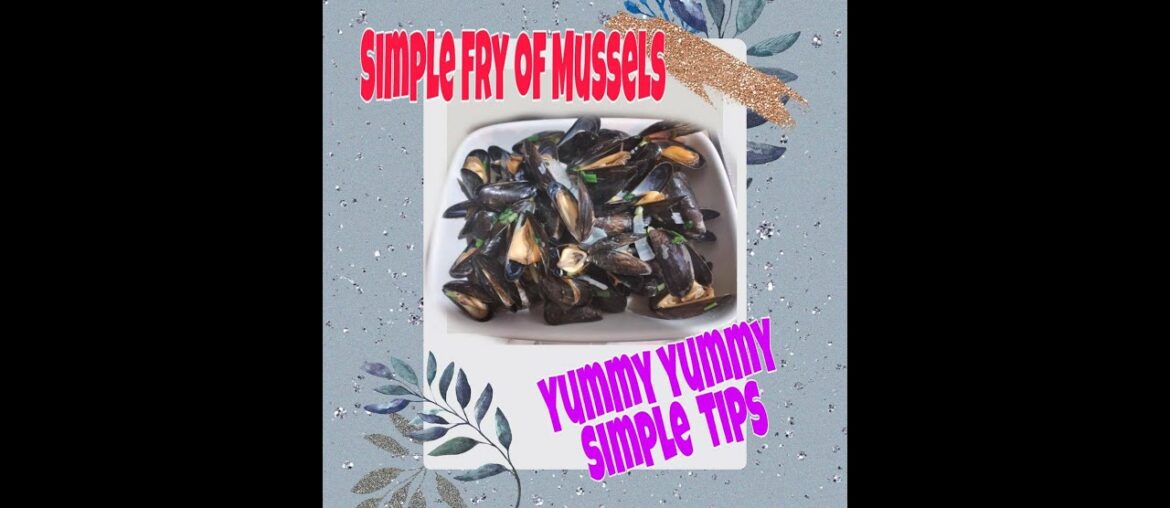 How To Simple  Fry  Italian  Mussels with White  Wine