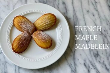 French Maple Madeleines Recipe 🍁