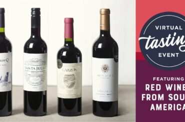 Heinen's Virtual Wine Tasting: Red Wines from South America