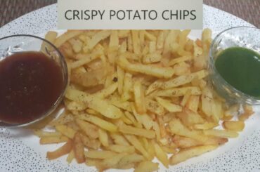 Crispy French Fries Recipe | Homemade Tasty Potato chips