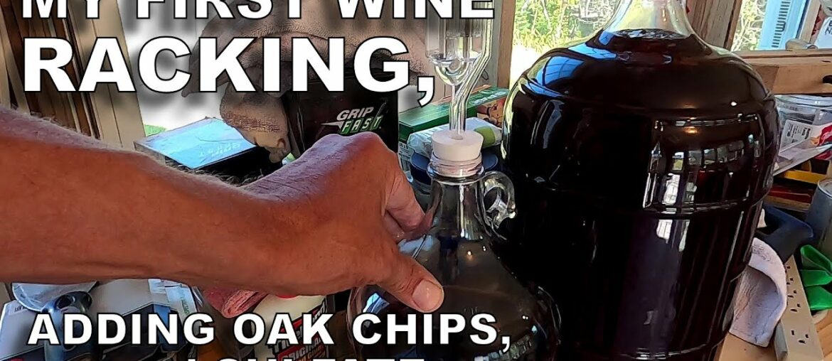My First Wine ― Racking, Adding Oak and Sulfate, Last Fermentation My First Wine ― Racking, Adding Oak and Sulfate, Last Fermentation