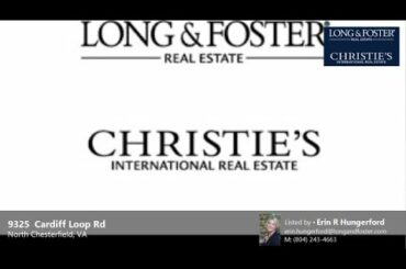 Sale: 4 Beds - 3 Baths - 3348 sq ft - North Chesterfield - VA [$600,000] MLS #: 2026235