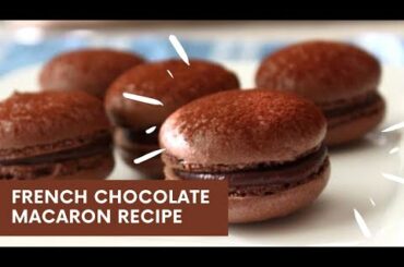 French Chocolate Macaron Recipe In Urdu By T4 Tanoli.Chocolate At Home In Urdu