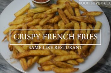FRENCH FRIES RECIPE BY FOOD LOVE BY TOOBA//ORIGNAL MACDONALD STYLE.HOW TO MAKE CRISPY FRENCH FRIES